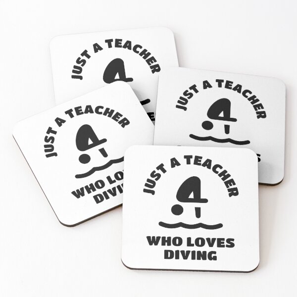 Item preview, Just a teacher who loves diving designed and sold by TheGreenGoat.
