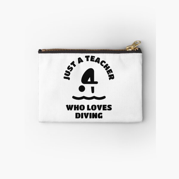 Item preview, Just a teacher who loves diving designed and sold by TheGreenGoat.