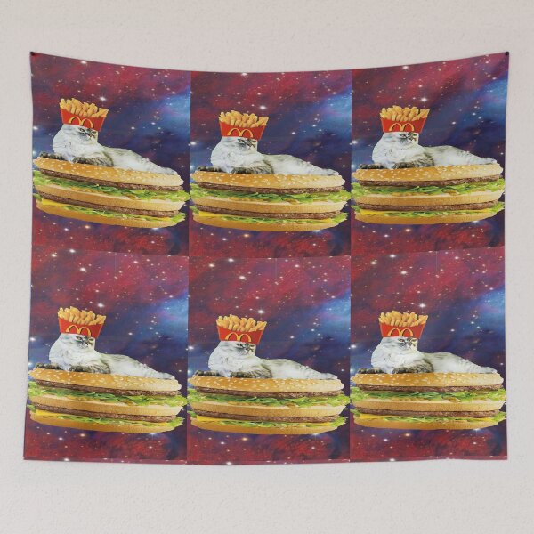 Item preview, burger cat designed and sold by taco-elgato.