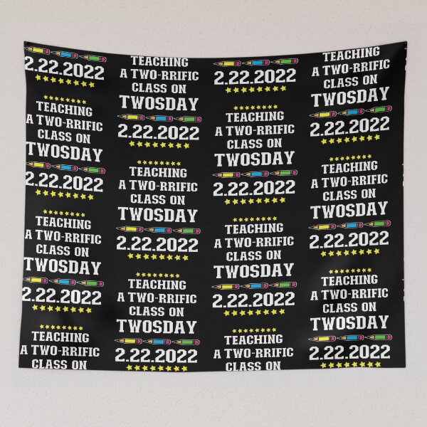 Item preview, Teaching a Two-rrific Class on Twosday 2-22-22 February 22nd 2022 - Terrific Teacher designed and sold by FlorenciaBliss.
