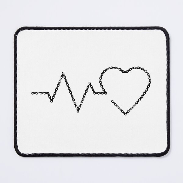 Item preview, Bike Chain Heartbeat - Cool Cycling Design designed and sold by PinkDonutTees.