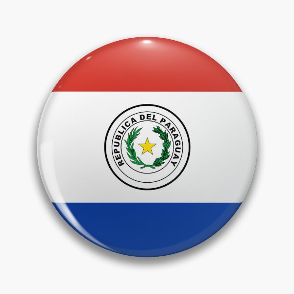 Item preview, PARAGUAY Flag Gifts, Masks, Stickers & Products (GF) designed and sold by mpodger.