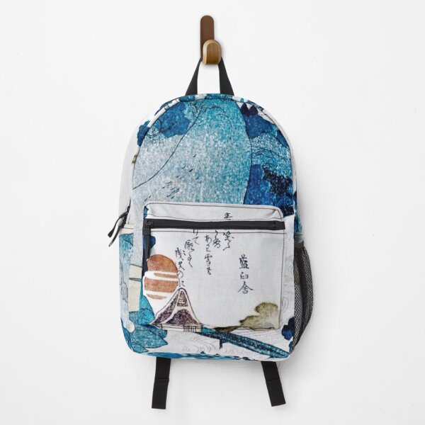Item preview, blue landscape and rising sun- japanese art designed and sold by 1andydesign.