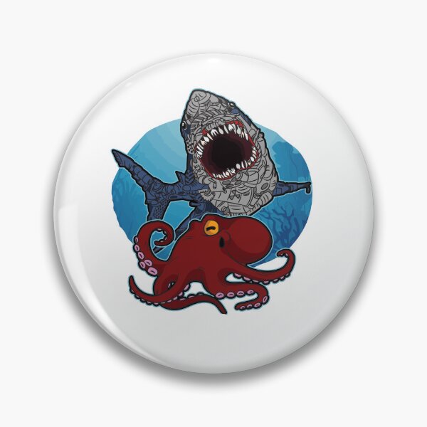Item preview, Plastic Kills Garbage Shark Octopus Ocean Polution designed and sold by Moonpie90.