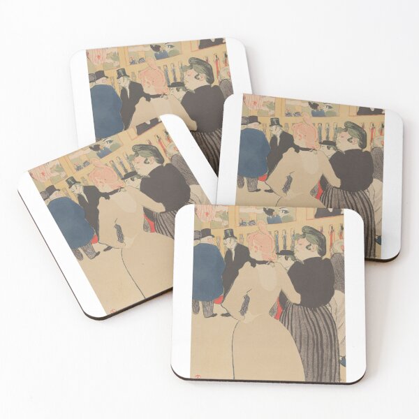 Item preview, "At the Moulin Rouge" by Henri de Toulouse Lautrec | French vintage posters designed and sold by POSTERAMALA.