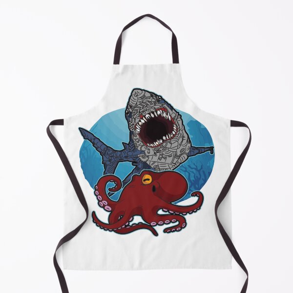 Artikelvorschau, Plastic Kills Garbage Shark Octopus Ocean Polution entworfen und verkauft von Moonpie90.