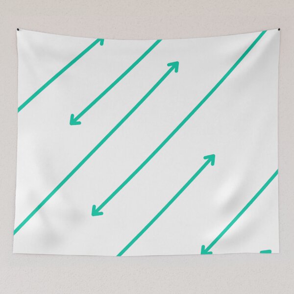 Item preview, Arrows Pattern -  Turquoise on White designed and sold by TLikeT-shirt.
