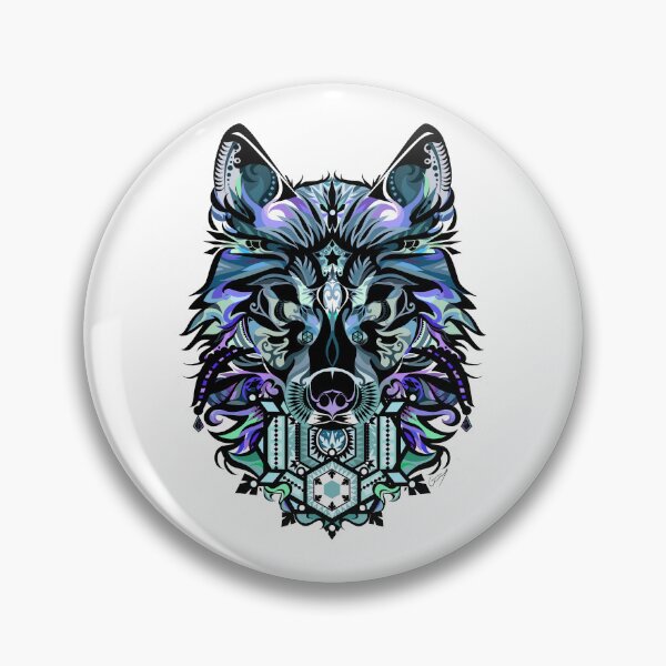 Item preview, Snow Wolf - Indigo Edition designed and sold by OuterSaturn.
