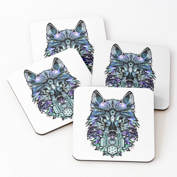 Item preview, Snow Wolf - Indigo Edition designed and sold by OuterSaturn.