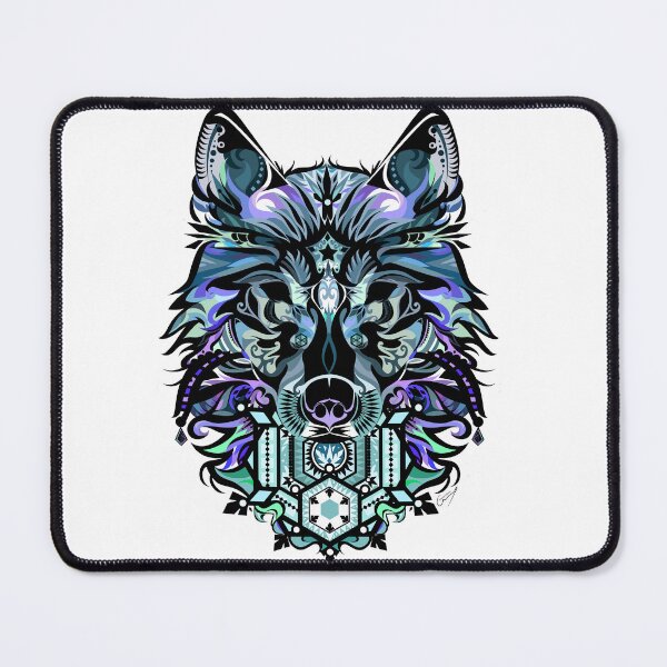 Item preview, Snow Wolf - Indigo Edition designed and sold by OuterSaturn.