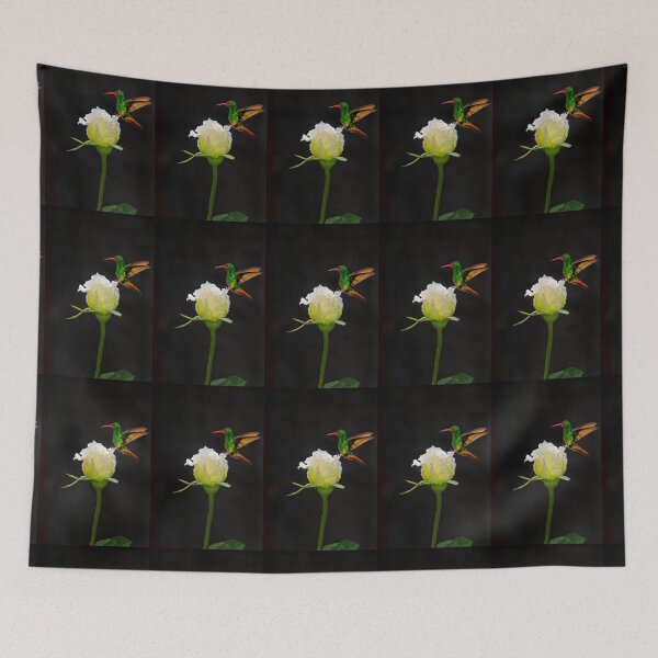 Item preview, A White Rosebud Visited By Tom Thumb designed and sold by alabca.