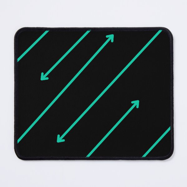 Item preview, Arrows Pattern -  Turquoise on Black designed and sold by TLikeT-shirt.