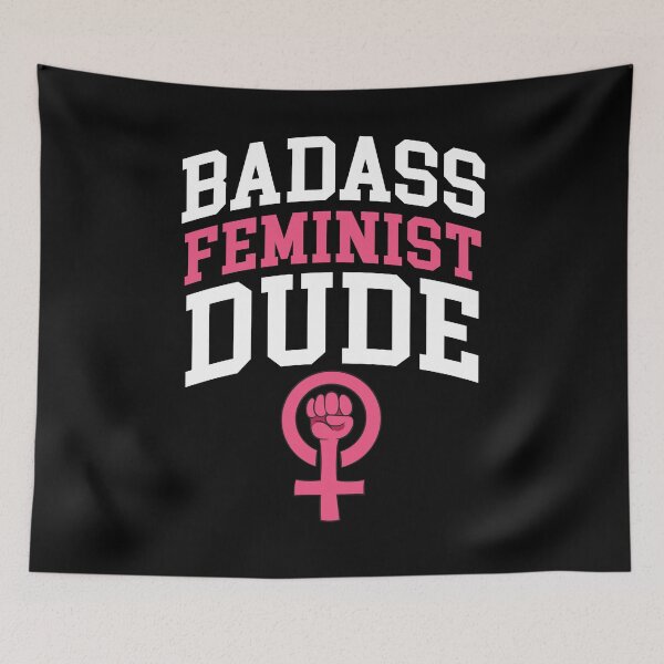 Item preview, Badass Feminist Dude Gender Equality Fighter designed and sold by Moonpie90.