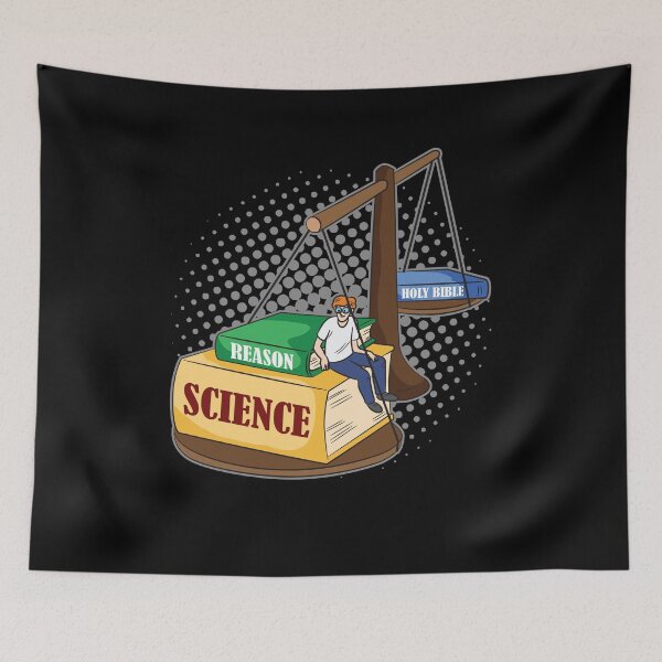 Item preview, Bible vs Science Darwinism Evolution Theory designed and sold by Moonpie90.