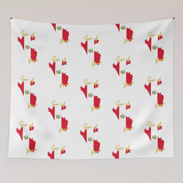 Item preview, Son of Peru Map Flag designed and sold by NovawayDirect.