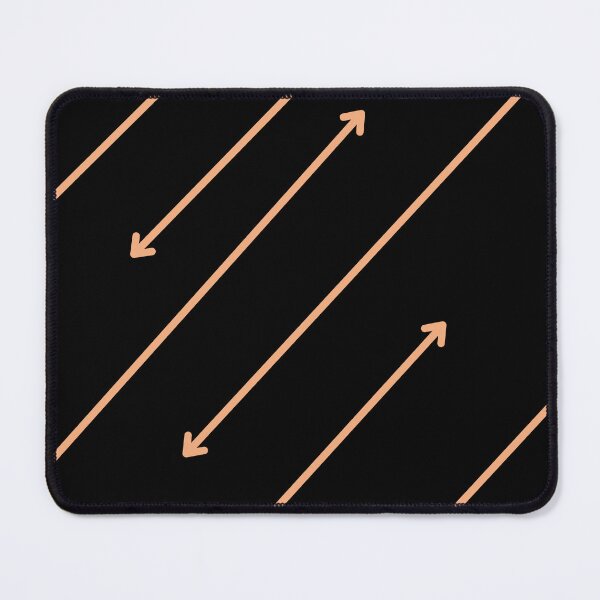 Item preview, Arrows Pattern - Salmon on Black designed and sold by TLikeT-shirt.