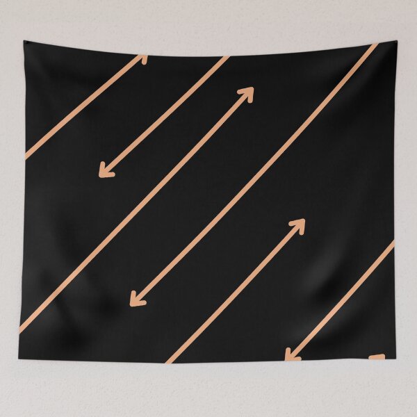 Item preview, Arrows Pattern -  Salmon on Black designed and sold by TLikeT-shirt.