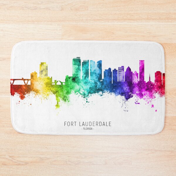 Item preview, Fort Lauderdale Florida Skyline designed and sold by ArtPrints.