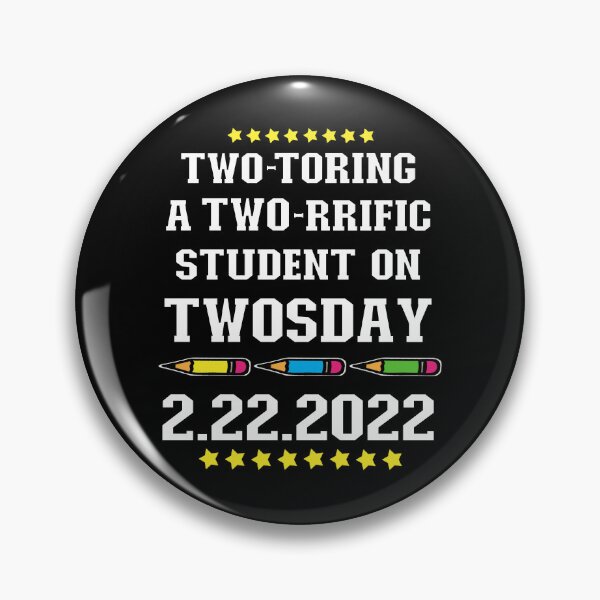 Item preview, Two-toring a Two-rrific Student on Twosday 2-22-22 February 22nd 2022 - Terrific Tutor Teacher designed and sold by FlorenciaBliss.