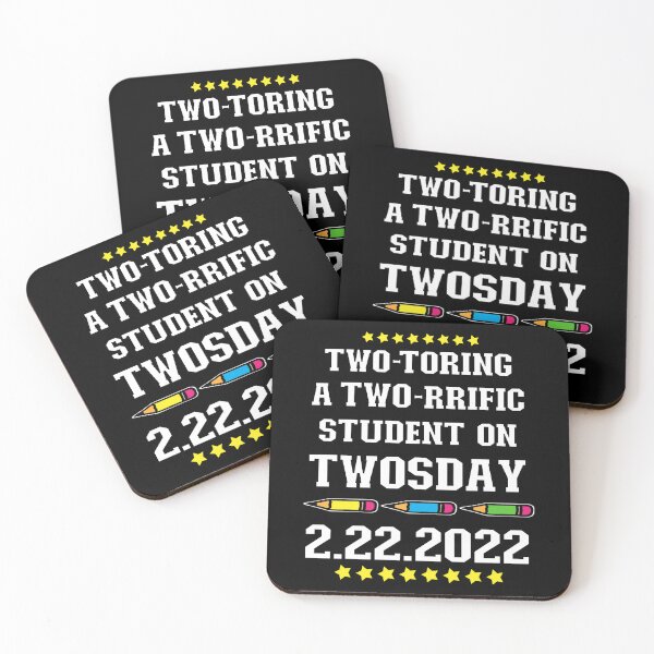Item preview, Two-toring a Two-rrific Student on Twosday 2-22-22 February 22nd 2022 - Terrific Tutor Teacher designed and sold by FlorenciaBliss.