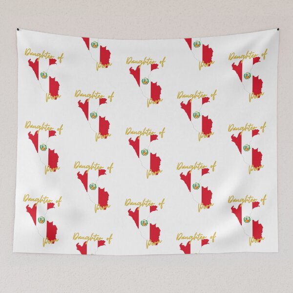 Item preview, Daughter of Peru Map Flag designed and sold by NovawayDirect.