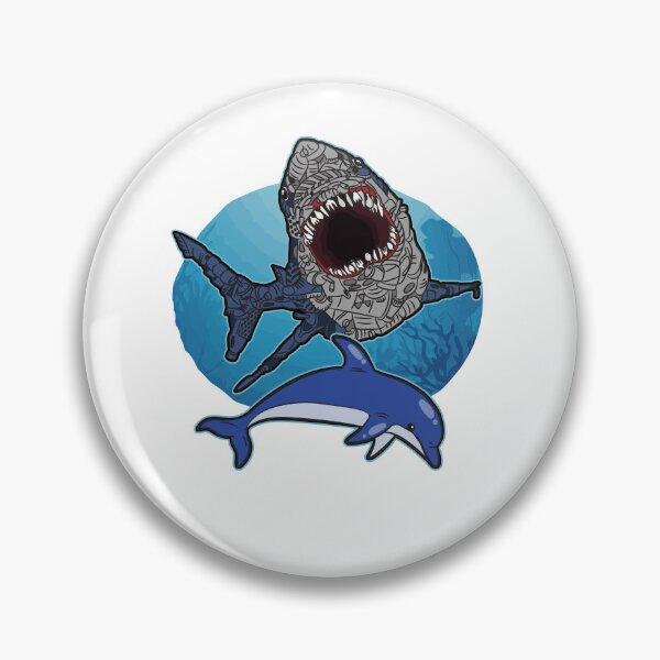 Item preview, Plastic Kills Garbage Shark Dolphin Ocean Polution designed and sold by Moonpie90.