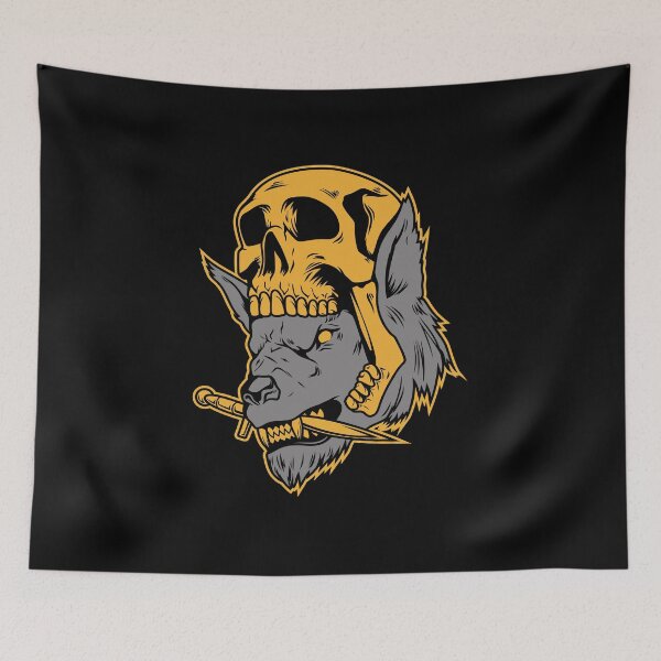 Item preview, Wolf skull designed and sold by 1DesignDude1.