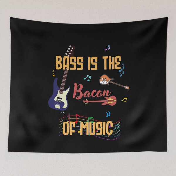 Item preview, Bass is the Bacon of music - bassman - bass player designed and sold by JBmarket4u.