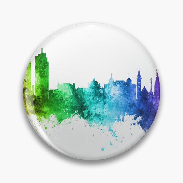 Item preview, Zagreb Croatia Skyline designed and sold by ArtPrints.