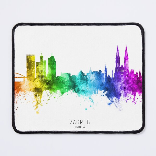 Item preview, Zagreb Croatia Skyline designed and sold by ArtPrints.