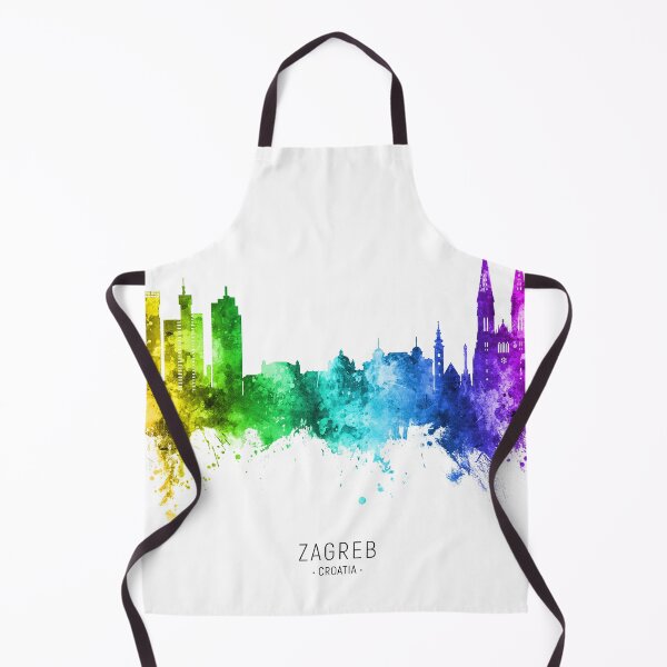 Item preview, Zagreb Croatia Skyline designed and sold by ArtPrints.