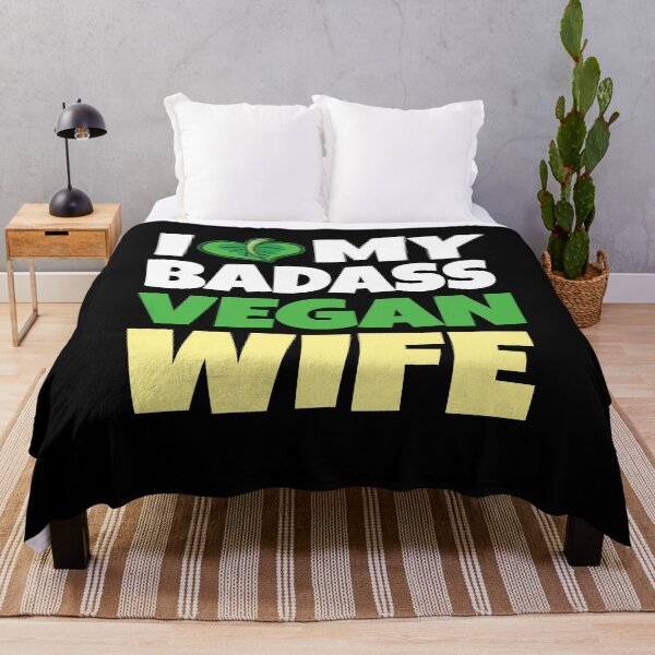 Item preview, I Love My Badass Vegan Wife designed and sold by Moonpie90.