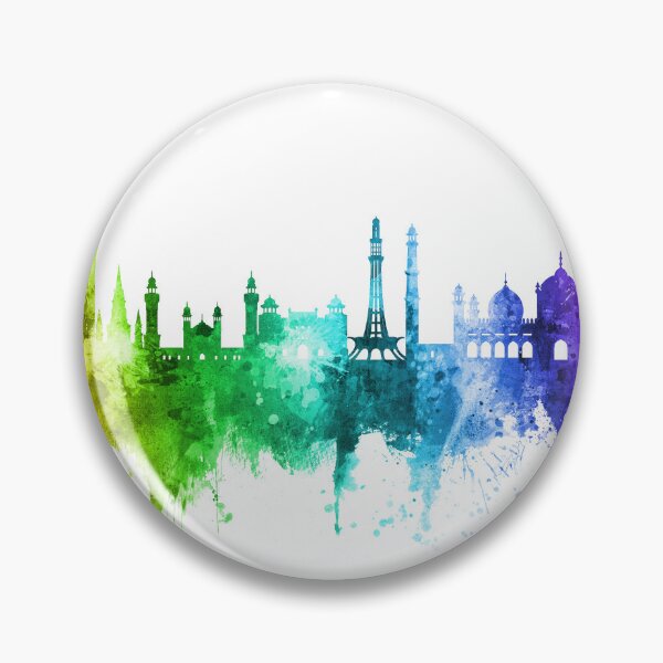 Item preview, Lahore Pakistan Skyline designed and sold by ArtPrints.