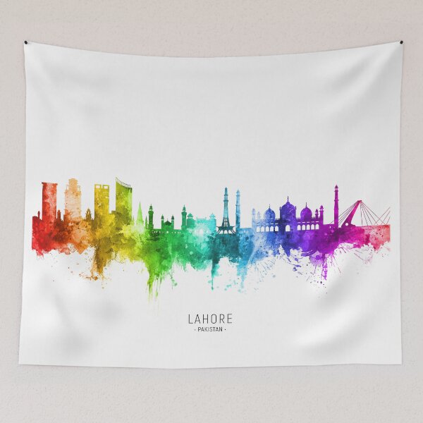 Item preview, Lahore Pakistan Skyline designed and sold by ArtPrints.