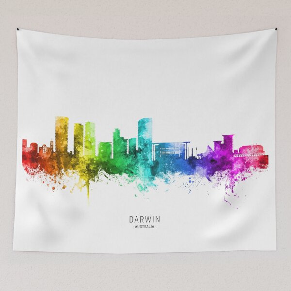 Item preview, Darwin Australia Skyline designed and sold by ArtPrints.