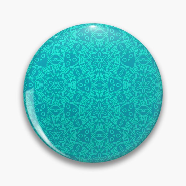 Item preview, Turquoise geometric pattern designed and sold by aleksmm-11.