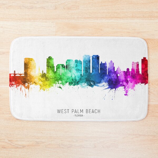 Item preview, West Palm Beach Florida Skyline designed and sold by ArtPrints.