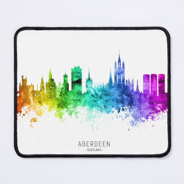 Item preview, Aberdeen Scotland Skyline designed and sold by ArtPrints.