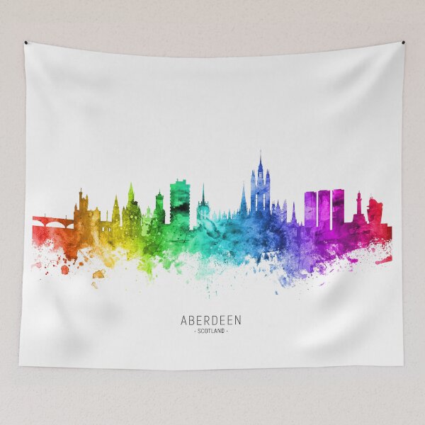 Artikelvorschau, Aberdeen Scotland Skyline entworfen und verkauft von ArtPrints.