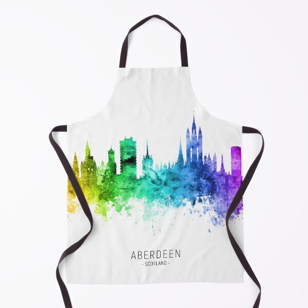 Item preview, Aberdeen Scotland Skyline designed and sold by ArtPrints.