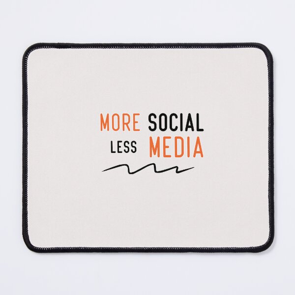 Item preview, more social less media designed and sold by Crystakim.