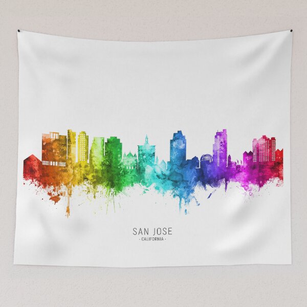 Item preview, San Jose California Skyline designed and sold by ArtPrints.