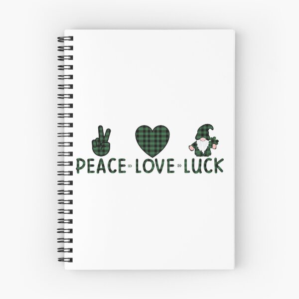Item preview, St Patrick's Day  Peace love luck designed and sold by GraphicSphere.