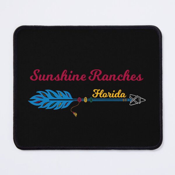 Artikelvorschau, Sunshine Ranches Florida mit Pfeil und Feder entworfen und verkauft von FloridaUSA.