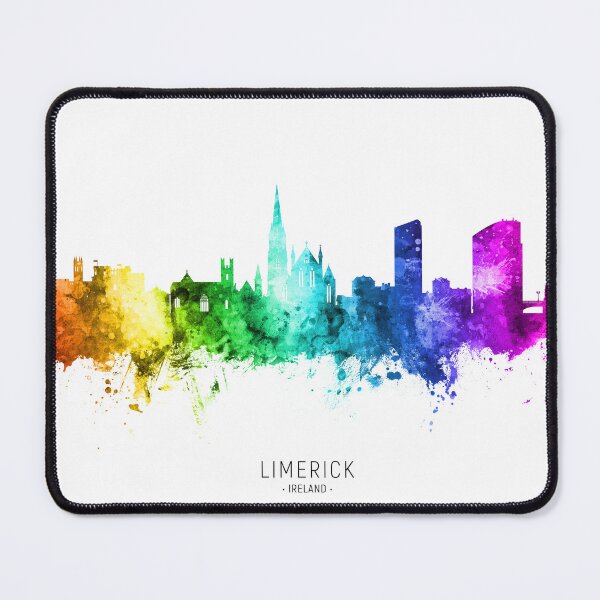 Item preview, Limerick Ireland Skyline designed and sold by ArtPrints.