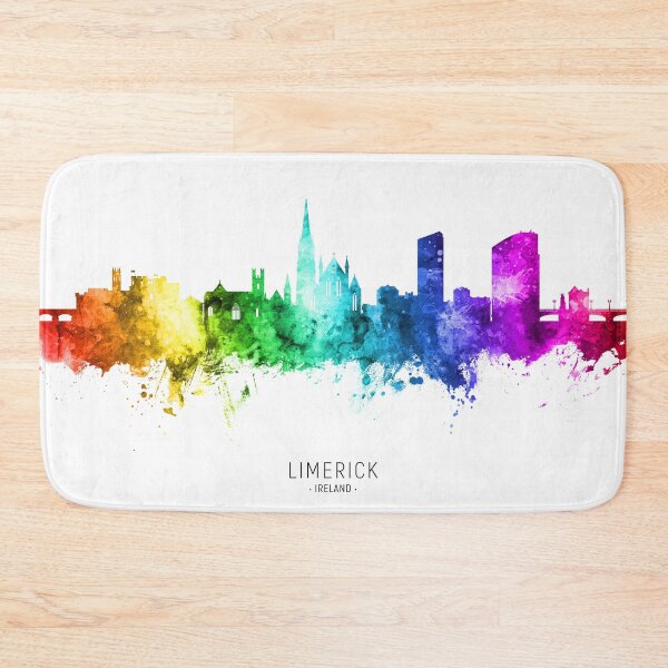 Item preview, Limerick Ireland Skyline designed and sold by ArtPrints.