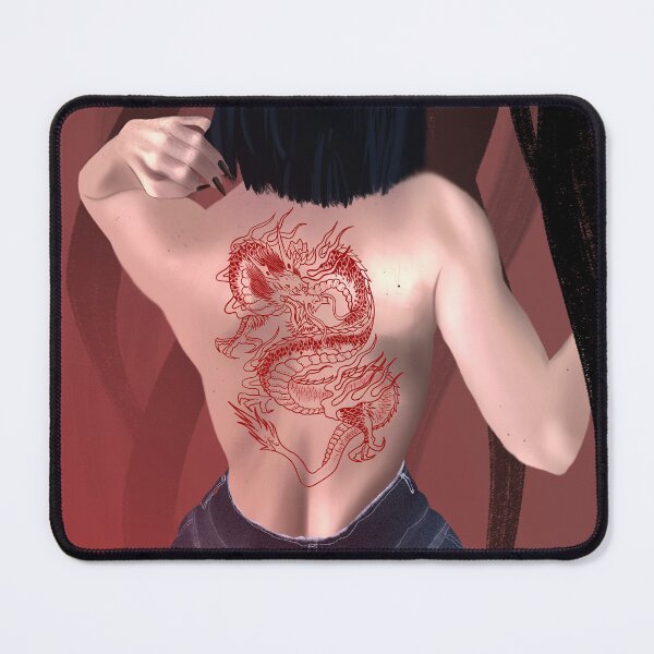 Item preview, Girl with A Dragon Tattoo II // designed and sold by Art by Maria Milenova.
