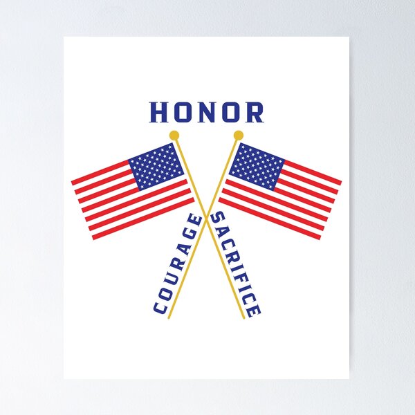 Item preview, Honor, Courage, Sacrifice designed and sold by FOSLIGHT.
