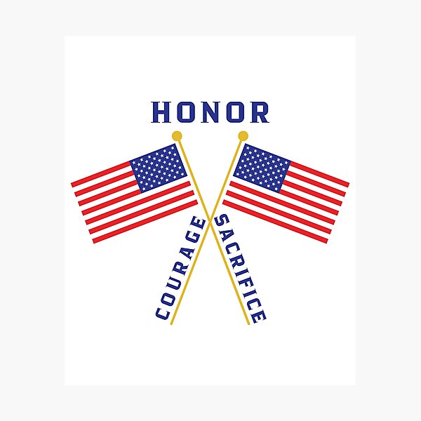 Item preview, Honor, Courage, Sacrifice designed and sold by FOSLIGHT.