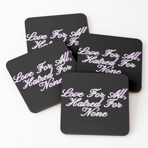 Item preview, Love For All, Hatred For None t-shirt designed and sold by atpshop.